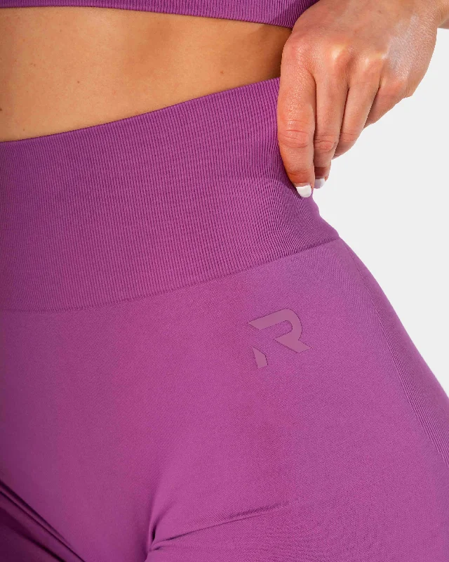 Radiant Scrunch Tights - Neon Purple