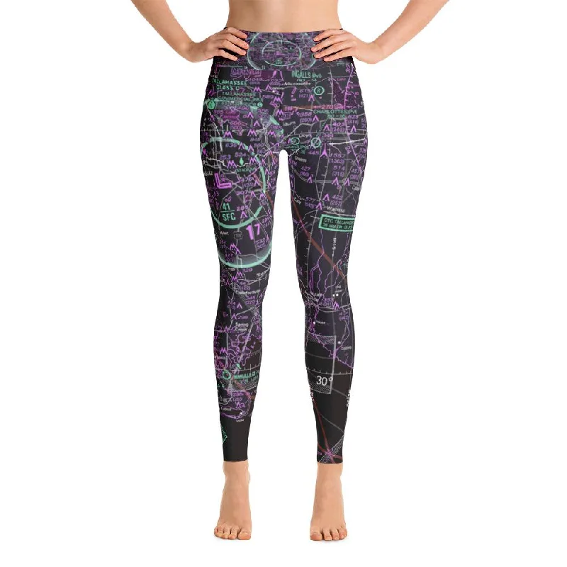 Tallahassee Sectional Yoga Leggings (Inverted)