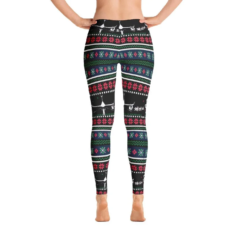 Ugly ATC Christmas Leggings (Black)