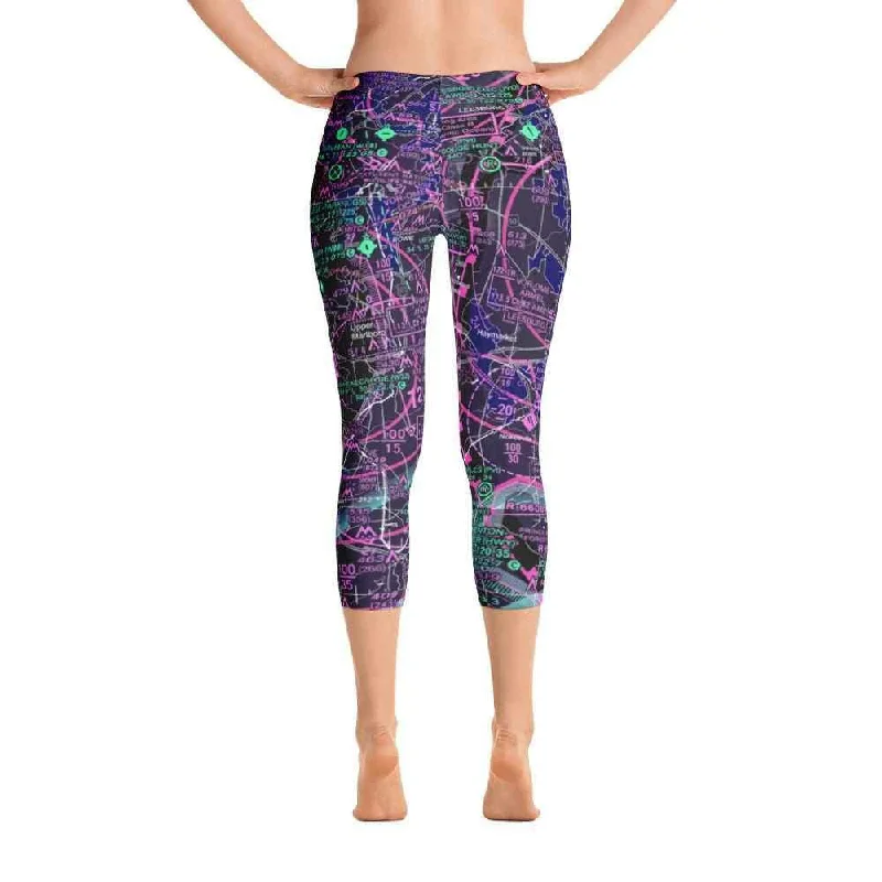 Washington DC Sectional Capri Leggings (Inverted)