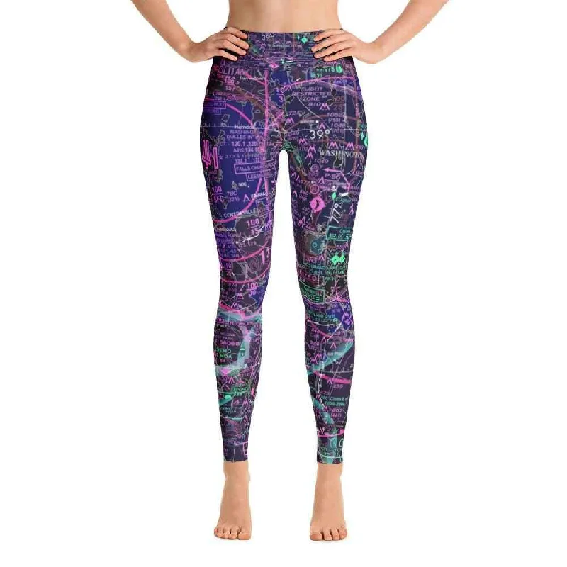 Washington DC Sectional Yoga Leggings (Inverted)