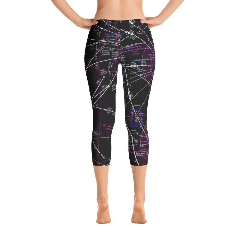 West Palm Beach Low Altitude Capri Leggings (Inverted)