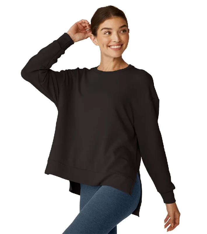 Beyond Yoga Off Duty Pullover Black