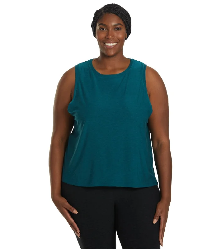 Beyond Yoga Plus Featherweight Spacedye Balanced Muscle Yoga Tank