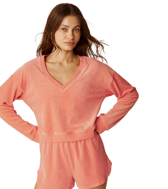 Beyond Yoga Tropez Pullover Peach Blush