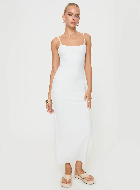 Elestria Maxi Dress White