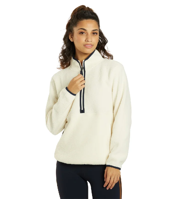 Splits 59 Libby Sherpa Half Zip Creme/Indigo