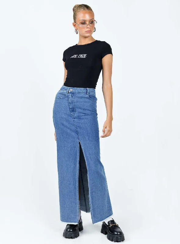 Benetti Midi Denim Skirt