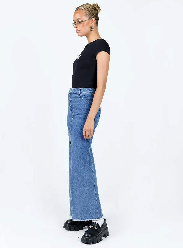 Benetti Midi Denim Skirt