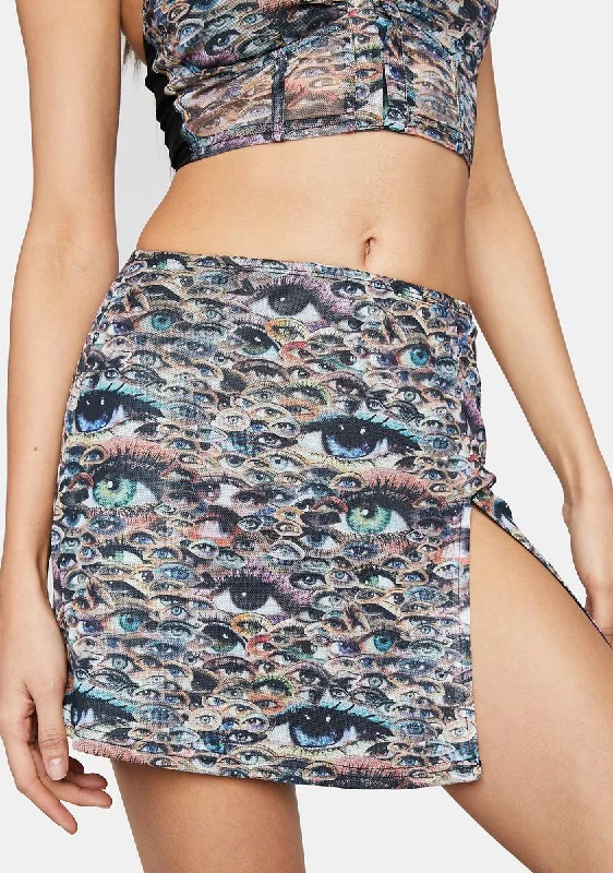 Eyes On Me Mini Skirt