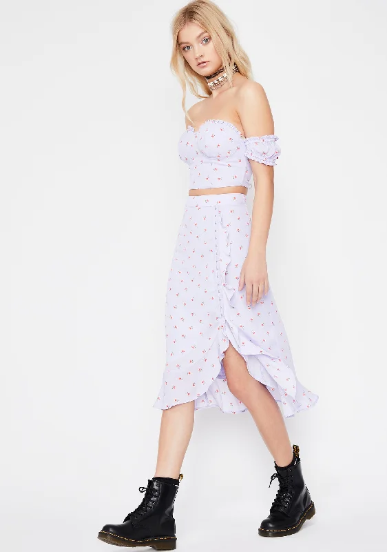 Springtime Sass Midi Skirt