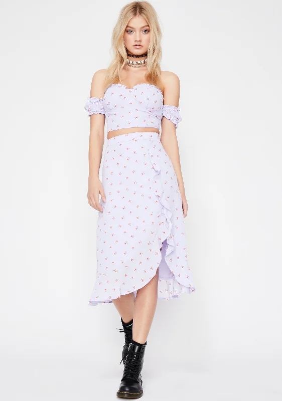 Springtime Sass Midi Skirt