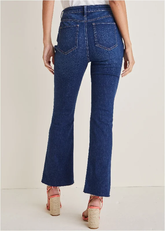 Brigitte kick flare jeans - Dark Wash