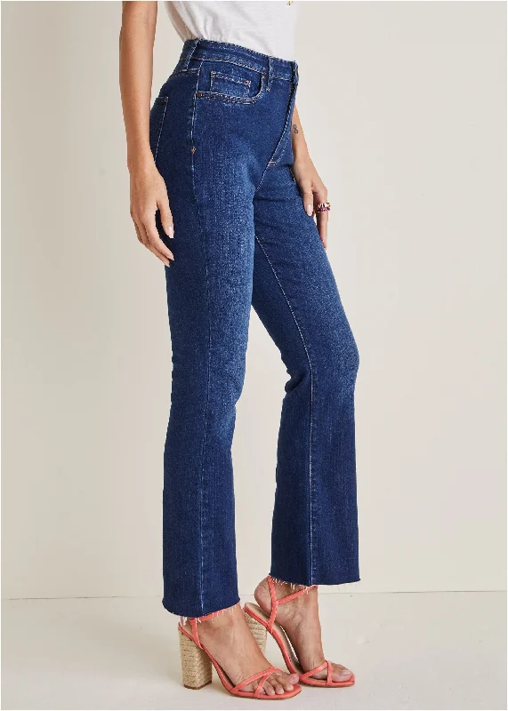 Brigitte kick flare jeans - Dark Wash