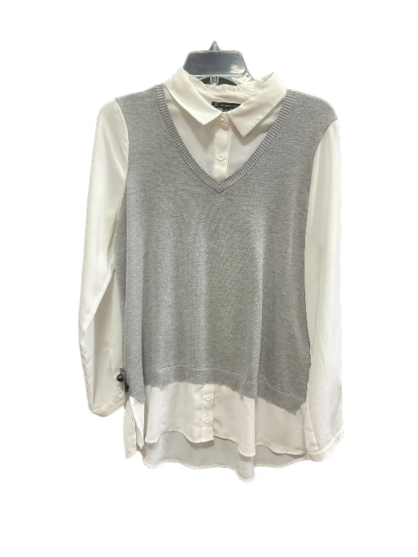 Grey Sweater Adrianna Papell, Size L