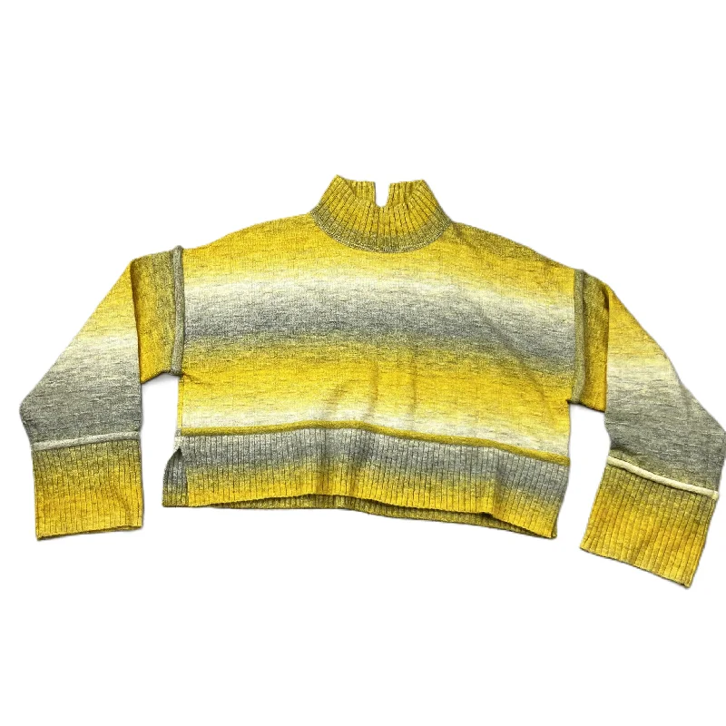 Grey & Yellow Sweater By Pilcro, Size: S