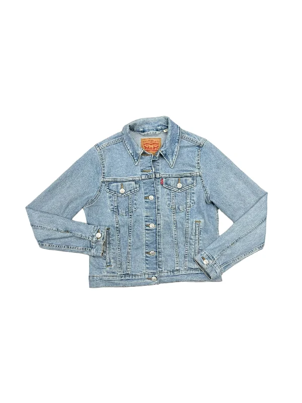 Jacket Denim By Levis In Blue Denim, Size: M