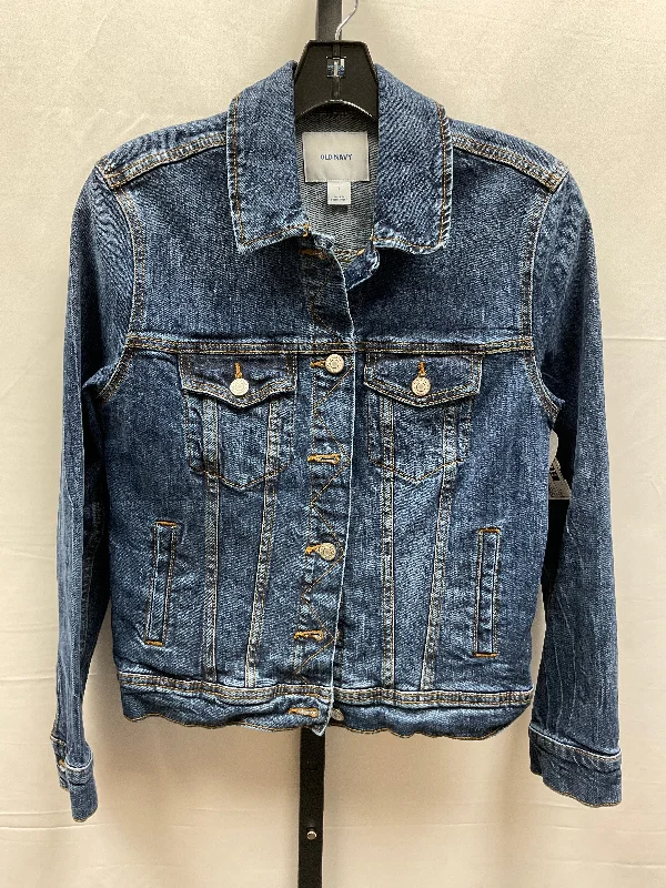 Jacket Denim By Old Navy In Blue Denim, Size: S