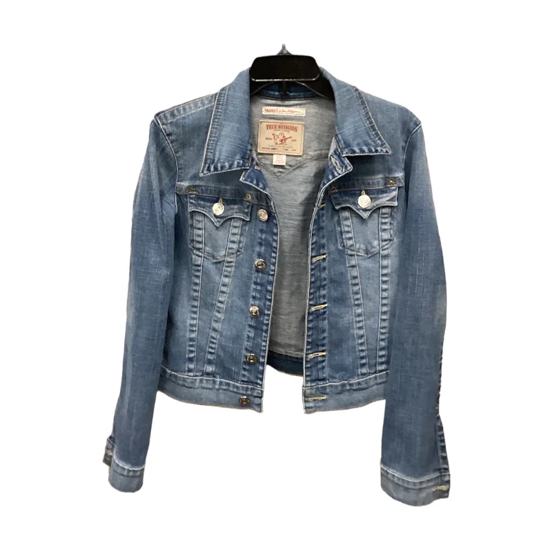 Jacket Denim By True Religion In Blue, Size: M