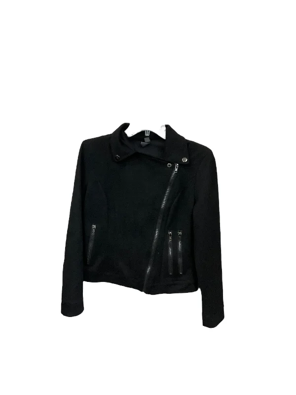 Jacket Moto By White House Black Market In Black, Size: S