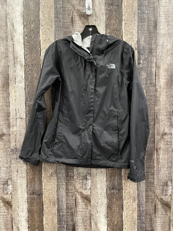 Jacket Windbreaker By The North Face In Silver, Size: S