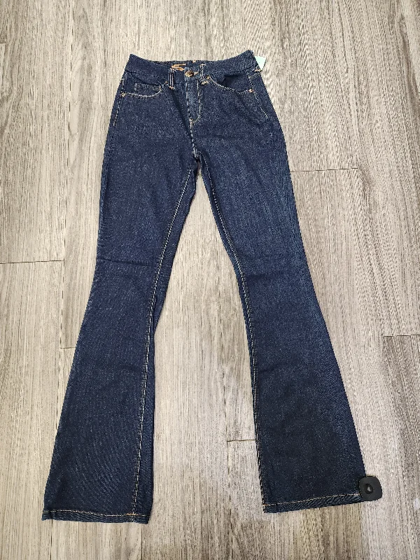 Jeans Boot Cut By Seven 7 In Blue, Size: 2