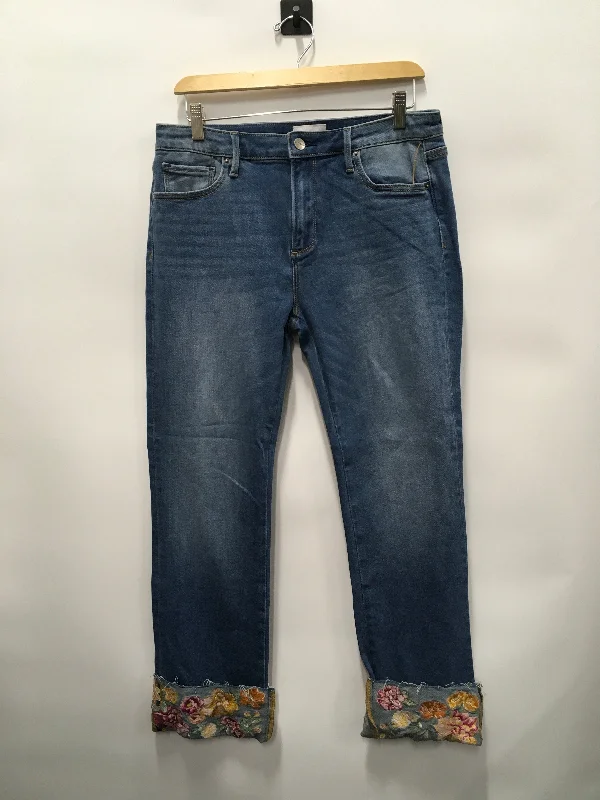 Jeans Cropped By Driftwood In Blue Denim, Size: 8