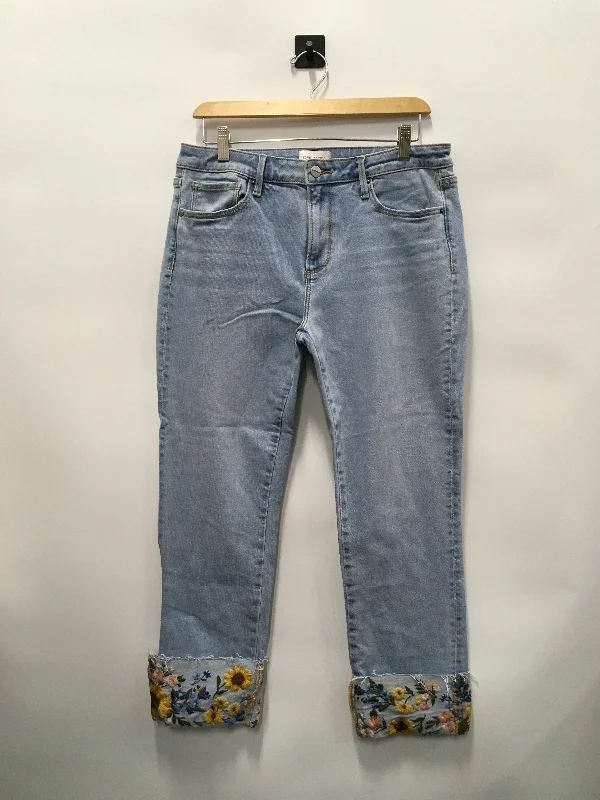 Jeans Cropped By Driftwood In Blue Denim, Size: 8