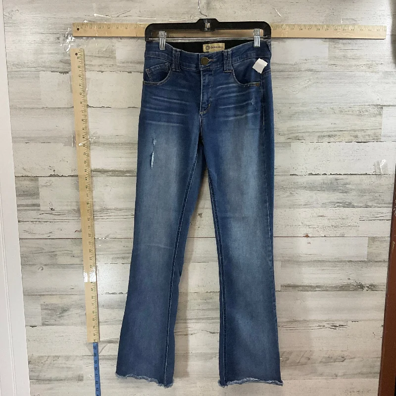 Jeans Flared By Democracy In Blue Denim, Size: 6