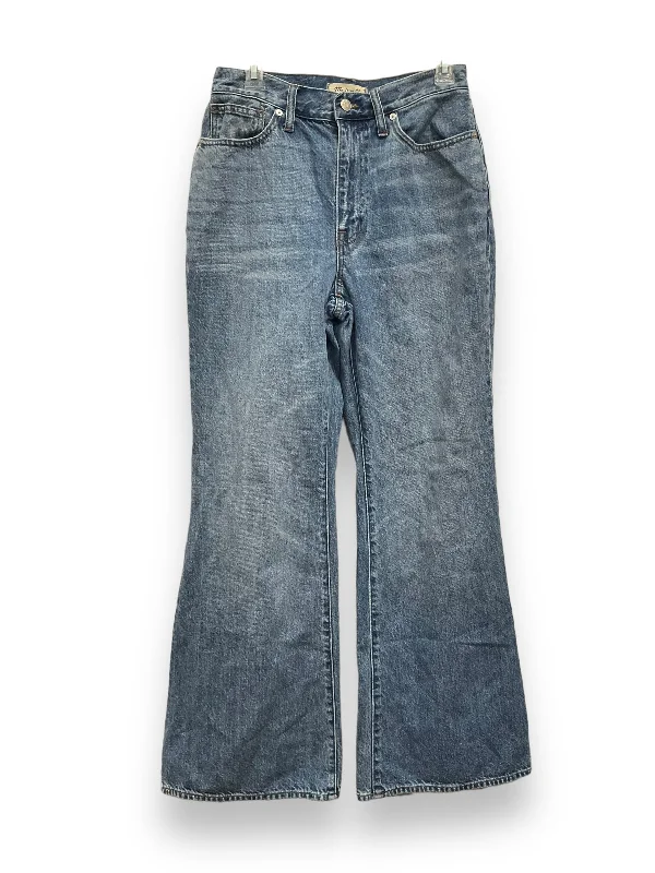 Jeans Flared By Madewell In Blue Denim, Size: 6