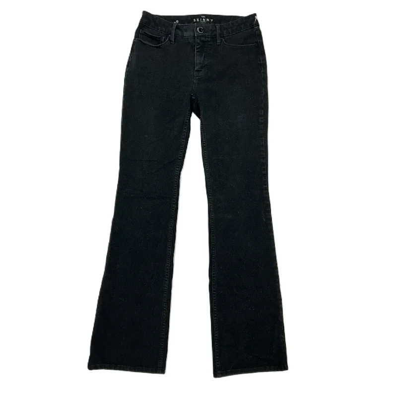 Jeans Flared By White House Black Market In Black Denim, Size: 0