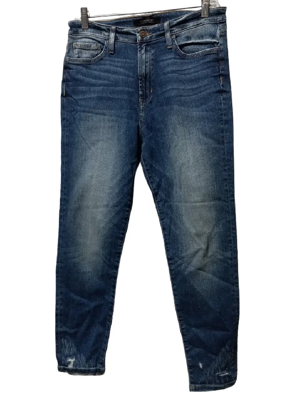 Jeans Skinny By Flying Monkey In Blue Denim, Size: 10