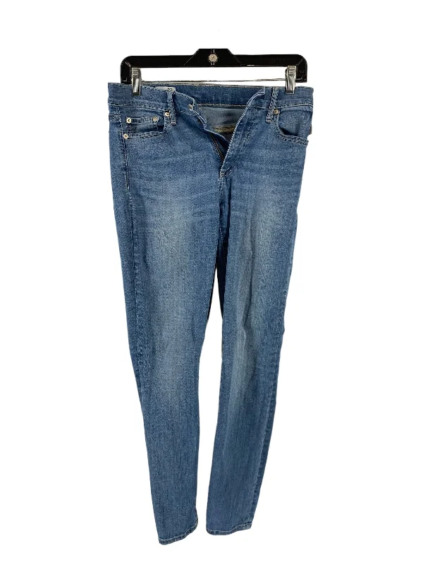 Jeans Skinny By Gap In Blue Denim, Size: 27