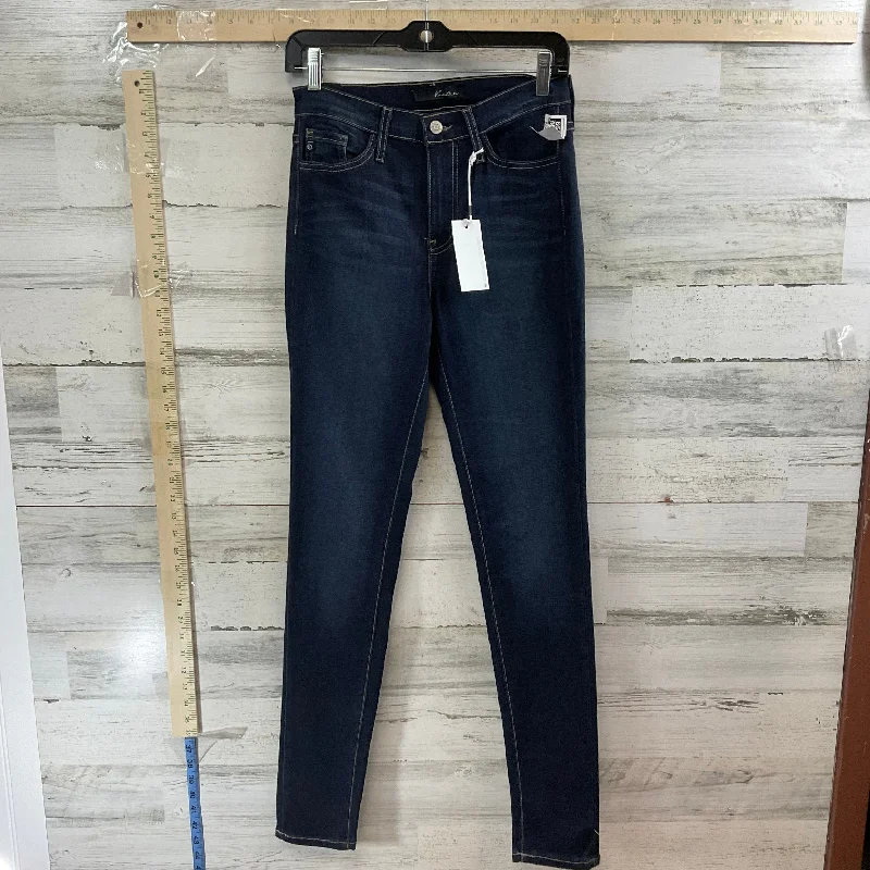 Jeans Skinny By Kancan In Blue Denim, Size: 4