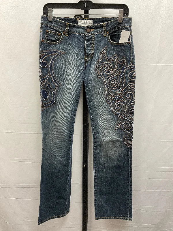 Jeans Straight By Armani Exchange In Blue, Size: 2