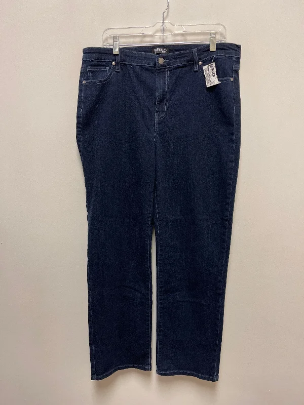 Jeans Straight By Buffalo David Bitton In Blue Denim, Size: 14