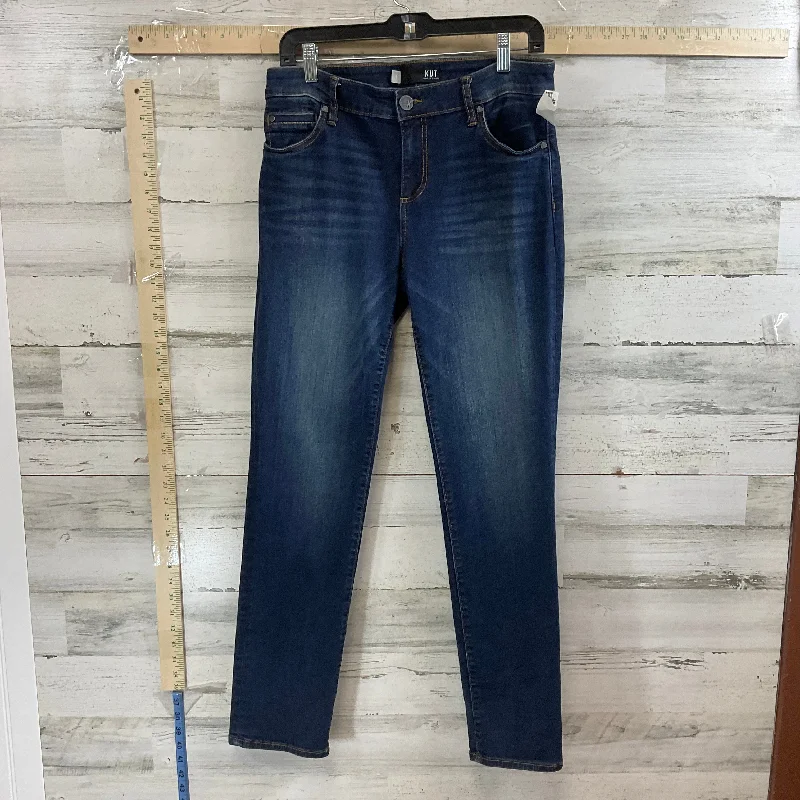 Jeans Straight By Kut In Blue Denim, Size: 6