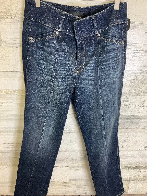 Jeans Straight By White House Black Market In Blue Denim, Size: 10