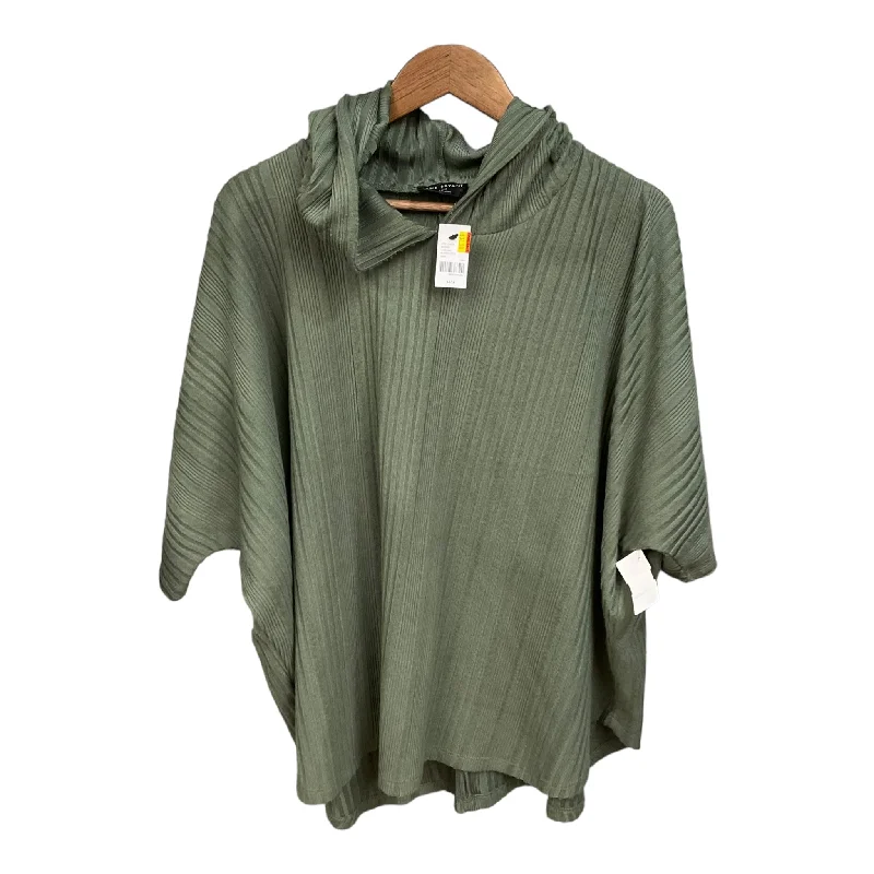 Poncho By Lane Bryant In Green, Size: Xl