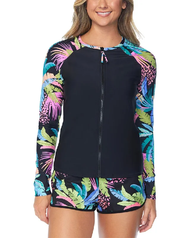 Raisins Front Zip Rashguard