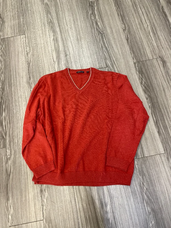 Red Sweater Van Heusen, Size L