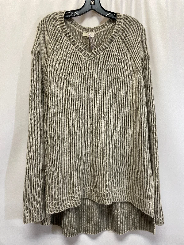 Taupe Sweater Easel, Size 2x