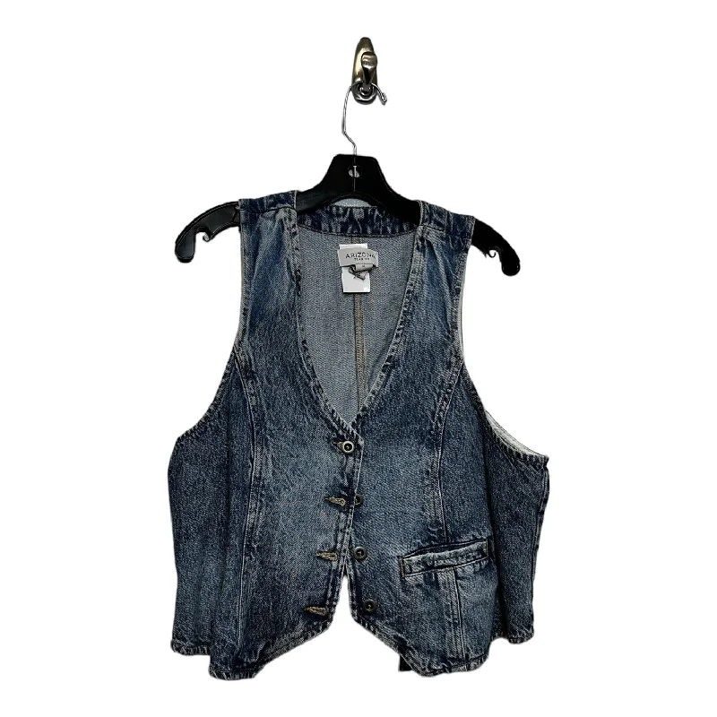 Vest Other By Arizona In Denim, Size: Xl