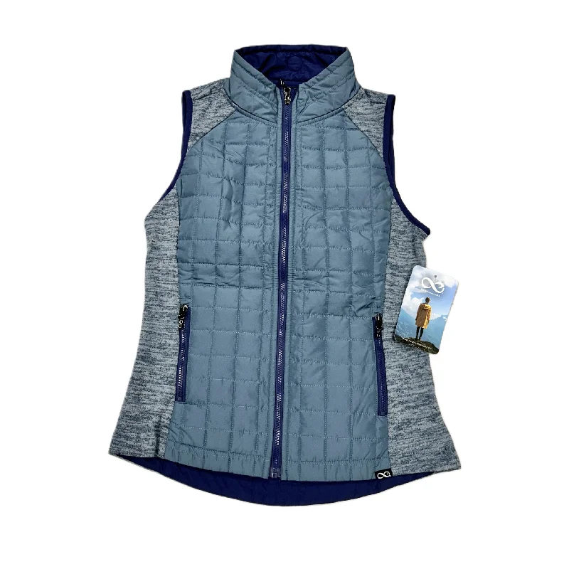 Vest Puffer & Quilted By Be Boundless In Blue, Size: M