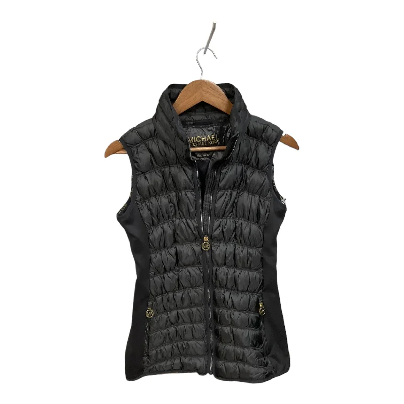 Vest Puffer & Quilted By Michael By Michael Kors In Black, Size: S