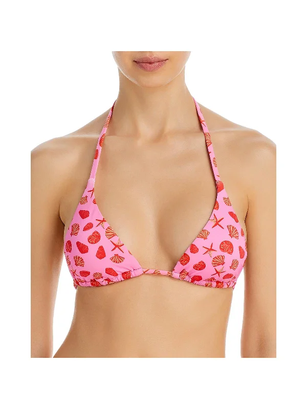 Womens Printed Nylon Bikini Swim top