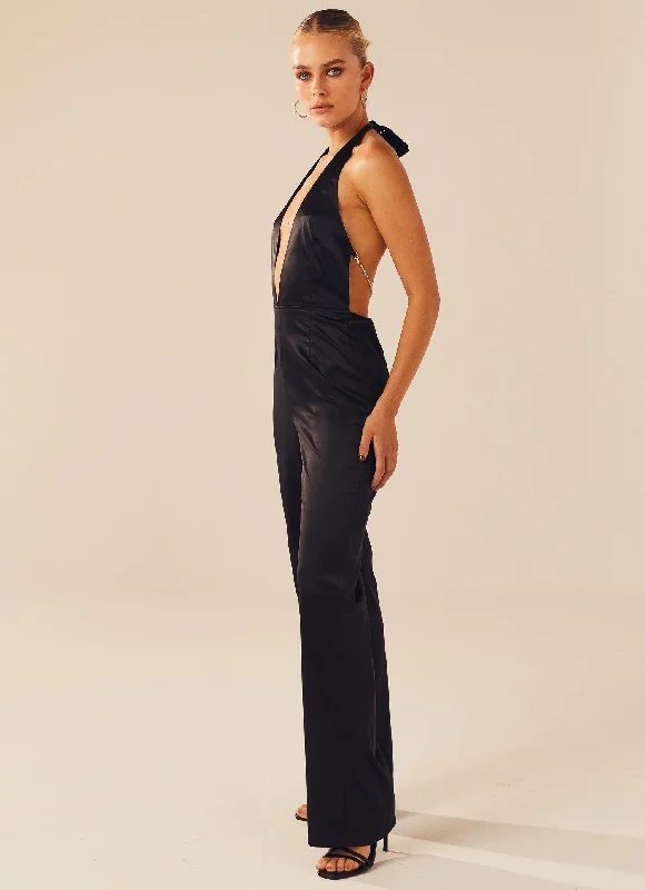 Mystery Muse Jumpsuit - Onyx