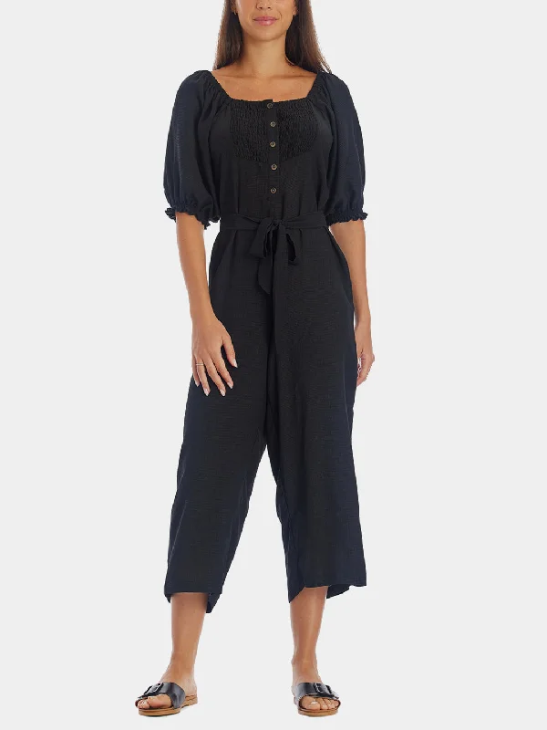 Puff Sleeve Jumpsuit