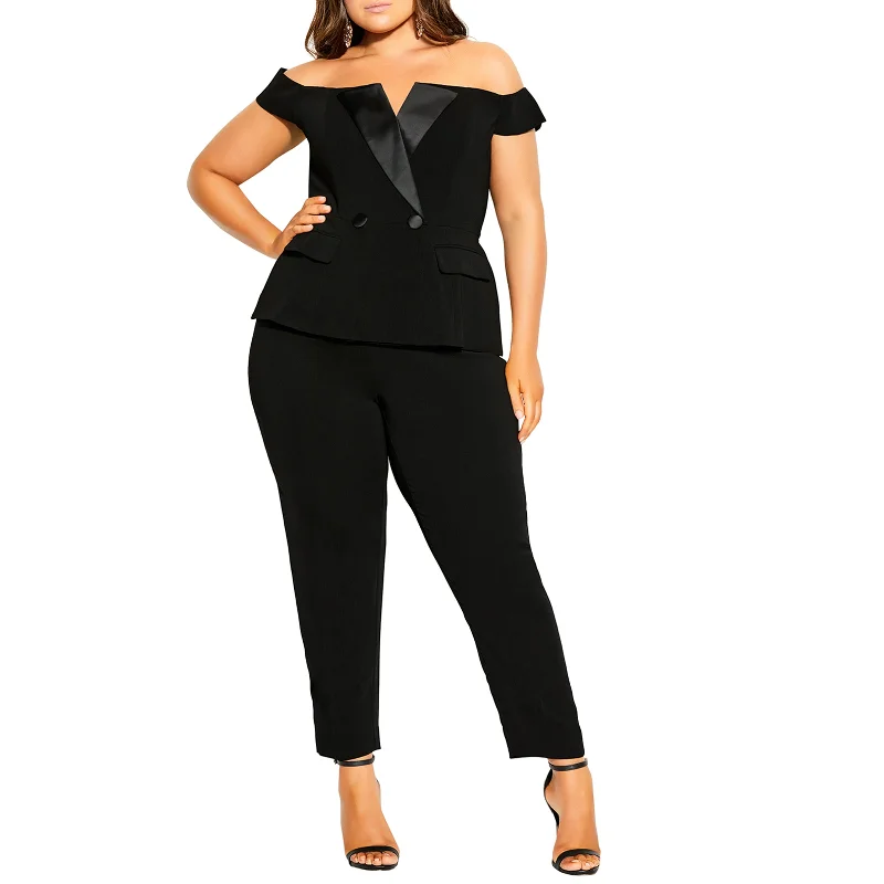 Sexy Tuxe Jumpsuit