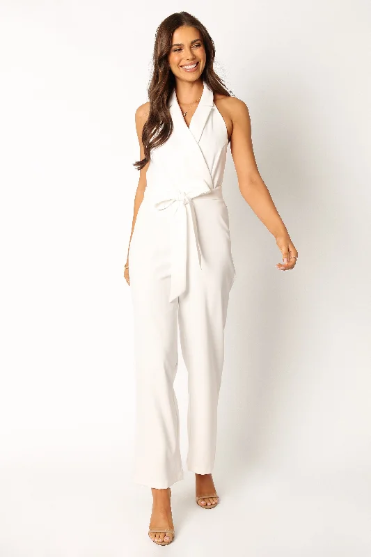 Tally Jumpsuit - White